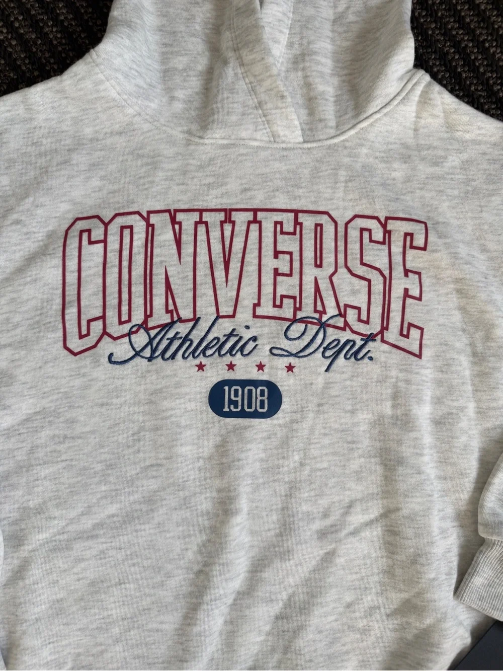 NWT Converse Girls Boyfriend Hoodie XS 6-9 years